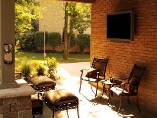 Outdoor TV another angle